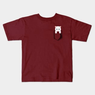 Pocket Cat Kitty Kids T-Shirt